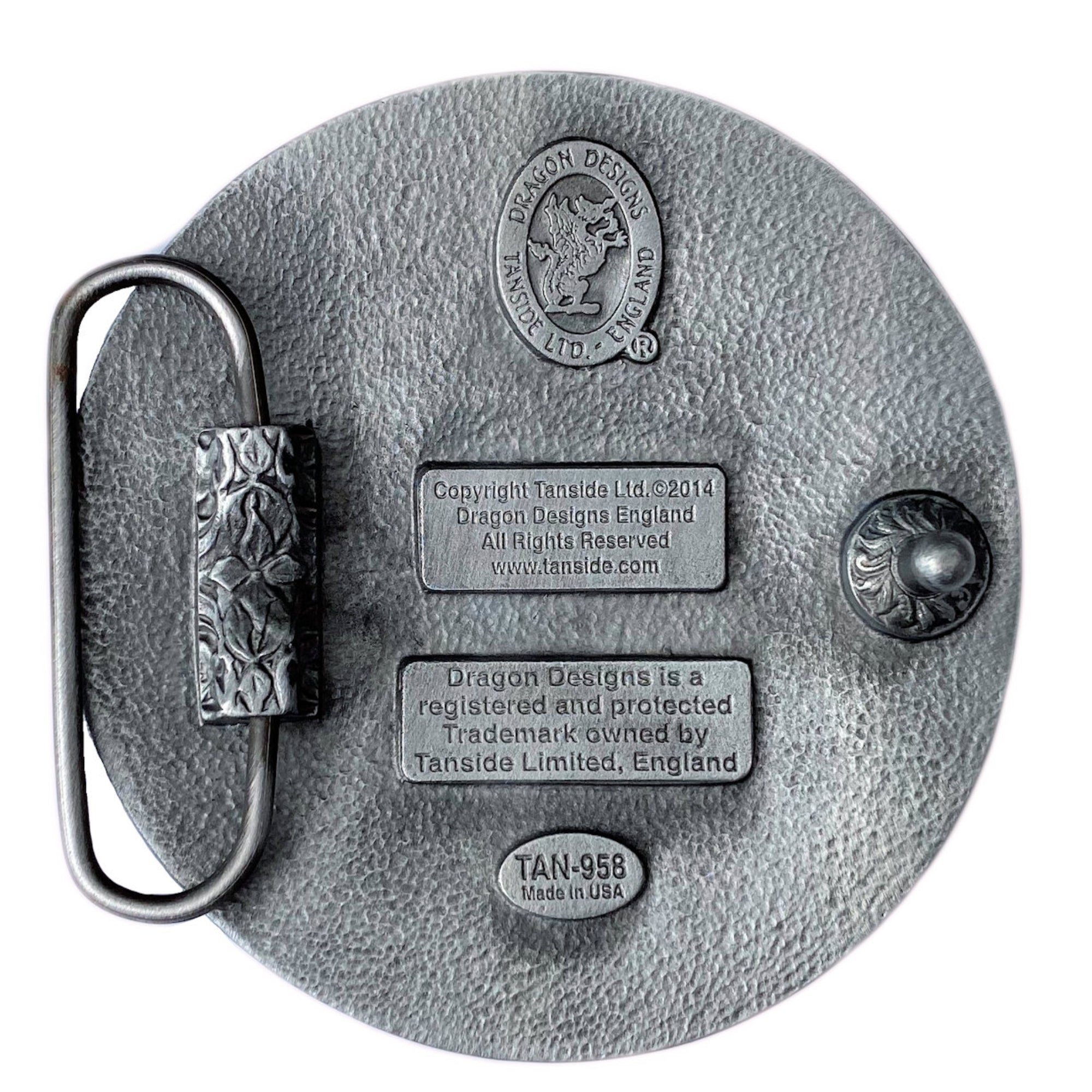 Tribal Snake Head Belt Buckle