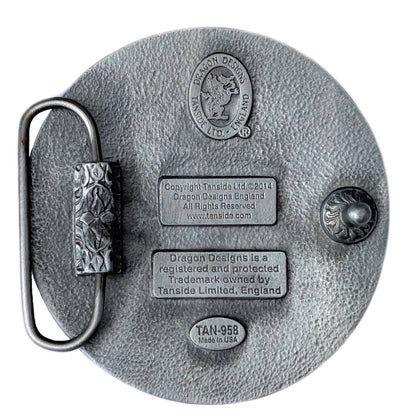 Tribal Snake Head Belt Buckle