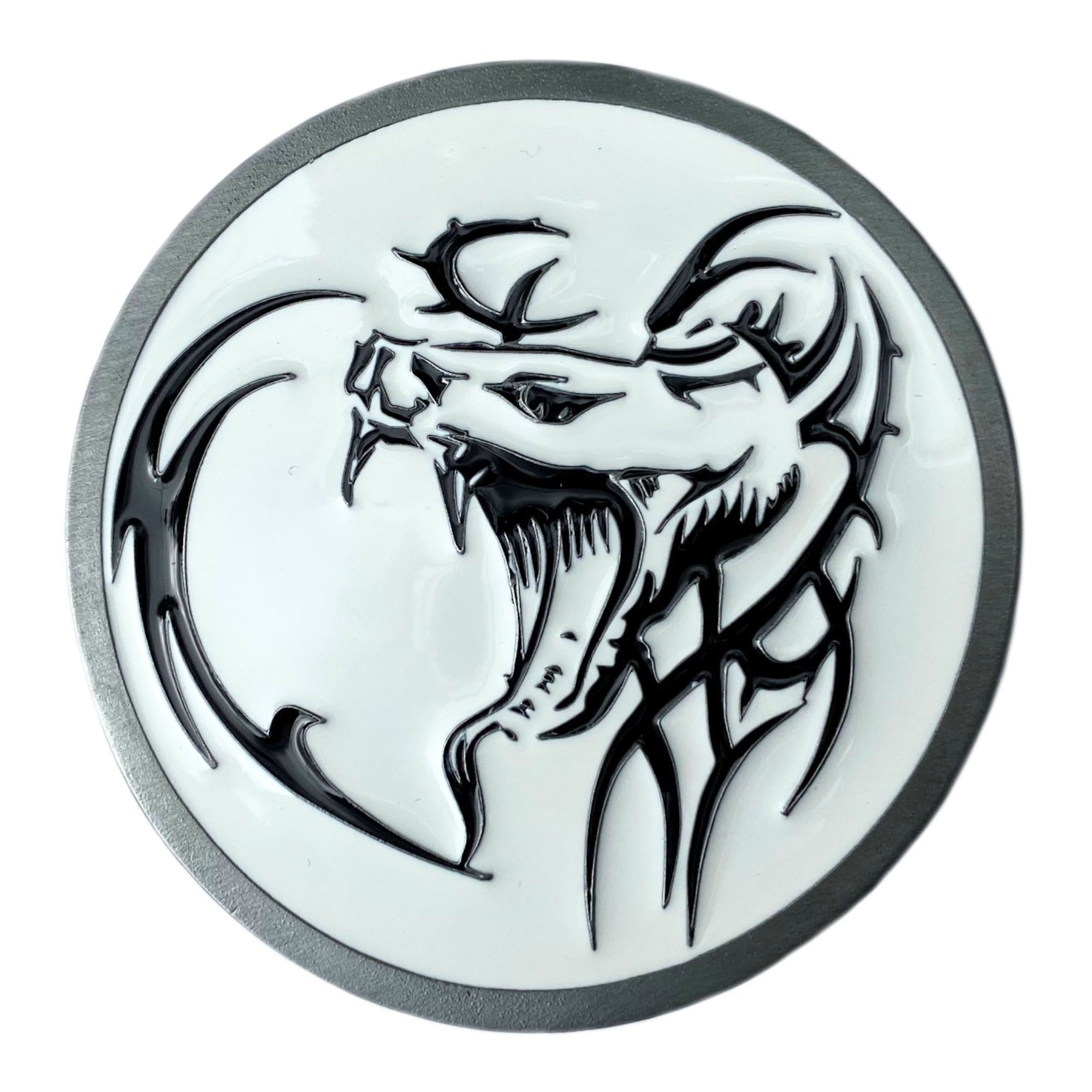 Tribal Snake Head Belt Buckle