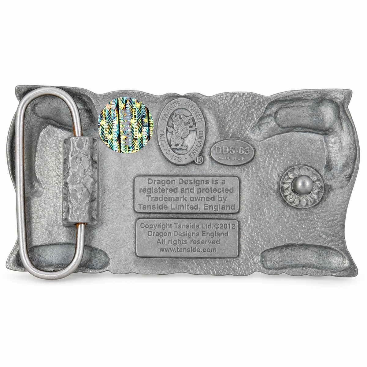 Celtic Birds Design Belt Buckle