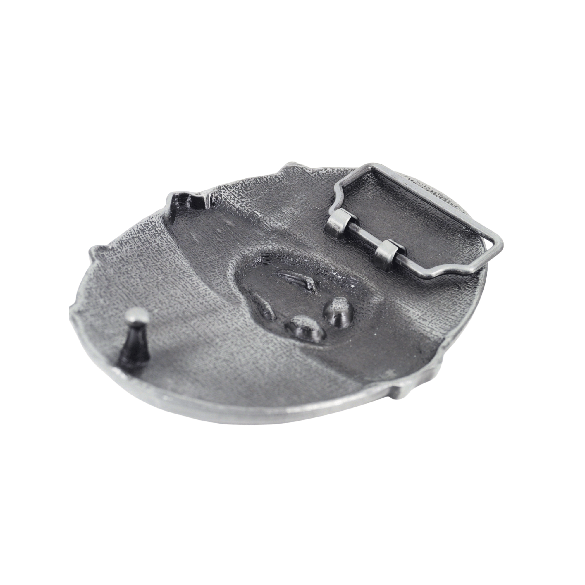 Cowboy Skull western buckle Rear Angle