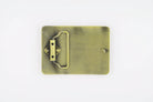 Blank Belt Buckle – Antique Silver or Brass - 90mm x 60mm - Fits 38mm 1.5" Belts Flash My Buckle