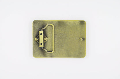 Blank Belt Buckle – Antique Silver or Brass - 90mm x 60mm - Fits 38mm 1.5" Belts