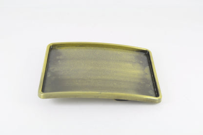 Blank Belt Buckle – Antique Silver or Brass - 90mm x 60mm - Fits 38mm 1.5" Belts
