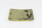 Blank Belt Buckle – Antique Silver or Brass - 90mm x 60mm - Fits 38mm 1.5" Belts Flash My Buckle