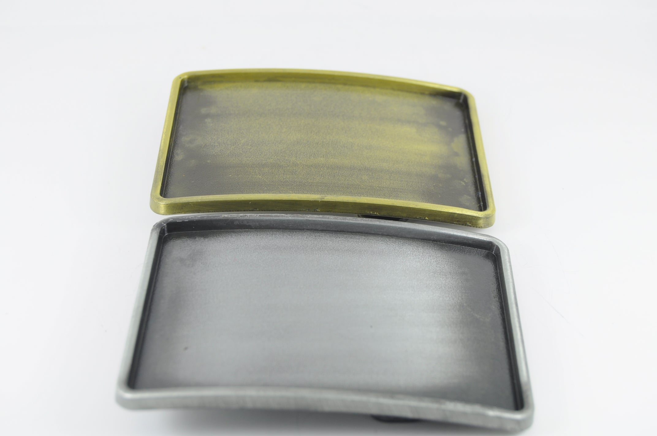 Blank Belt Buckle – Antique Silver or Brass - 90mm x 60mm - Fits 38mm 1.5" Belts