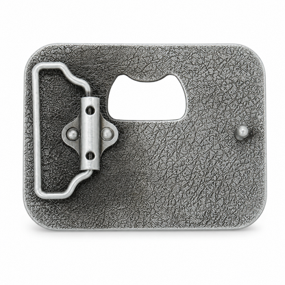 Longhorn Skull Belt Buckle Bottle Opener