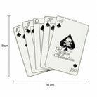 Royal Flush belt buckle size guide showing buckle dimensions