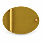 Golden Panda Belt Buckle rear view - 38 mm belt fitting