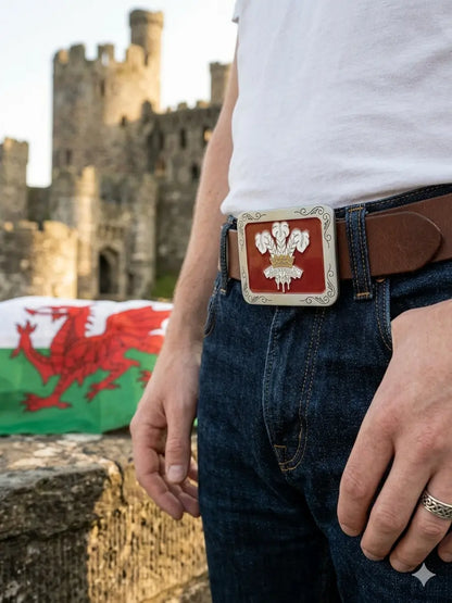 Wales Belt Buckle Flash My Buckle