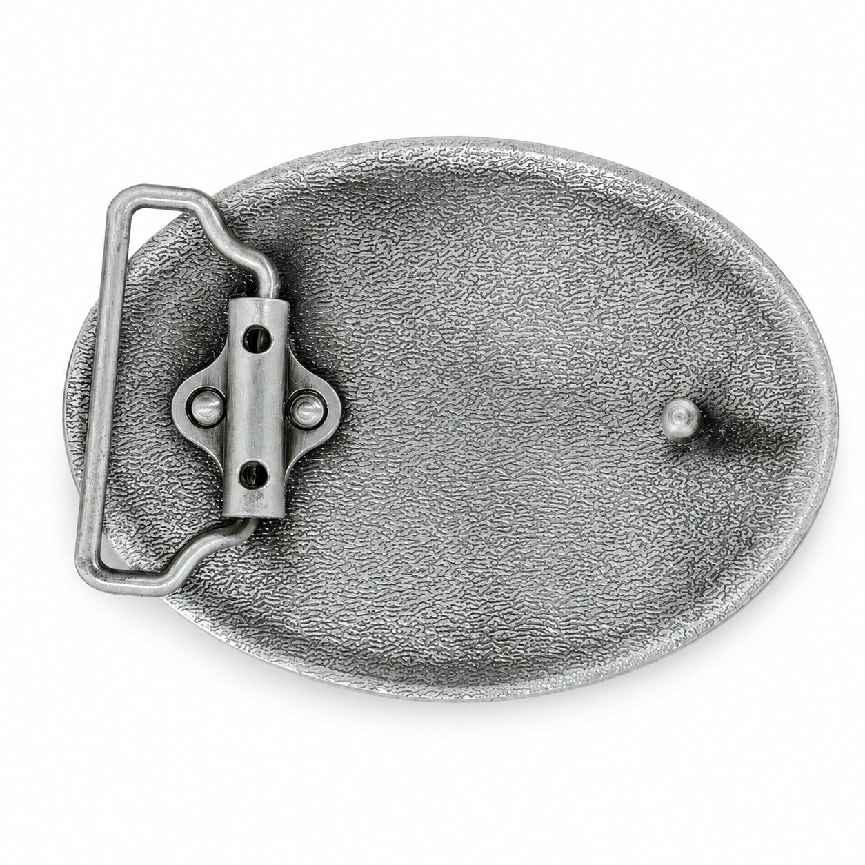 Lone Star Belt Buckle – Western Tribal Flame Antique Silver