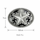 Lone Star belt buckle size guide