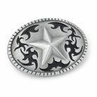 Lone Star belt buckle angled rear