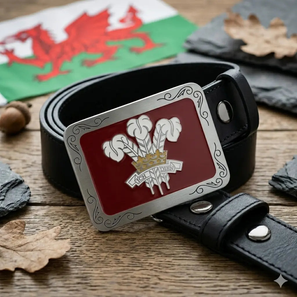 Wales Belt Buckle Flash My Buckle