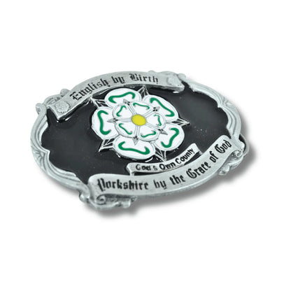 Yorkshire Rose Belt Buckle – “God’s Own Country” Design Flash My Buckle