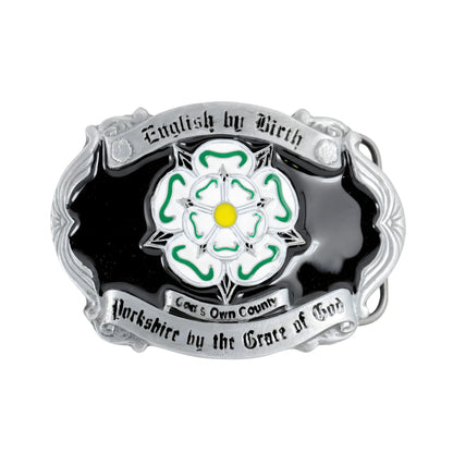 Yorkshire Rose Belt Buckle – “God’s Own Country” Design Flash My Buckle