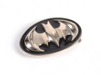 Batman Belt Buckle – Black & Chrome Shield