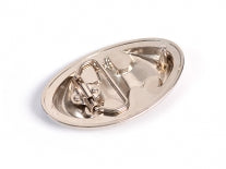 Batman Belt Buckle – Black & Chrome Shield