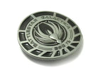 Battlestar Galactica Belt Buckle – Chrome BSG Logo