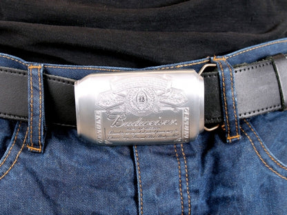 Budweiser Belt Buckle – Beer Can