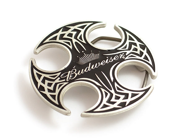 Celtic Round Budweiser Belt Buckle – Cross Logo Design