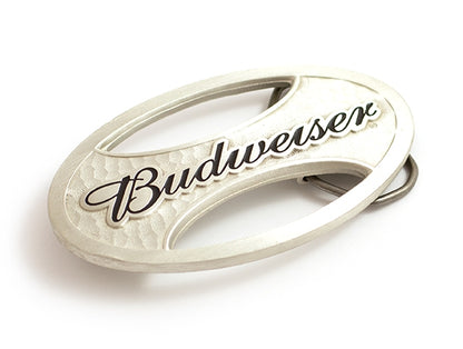 Budweiser Belt Buckle – Oval Logo Style