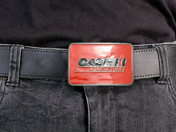 Case IH Belt Buckle – Red Tractor Logo