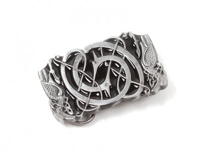 Celtic Belt Buckle – Twin Birds Design