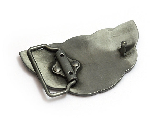 Celtic Belt Buckle – Scallop Cross Weave Design