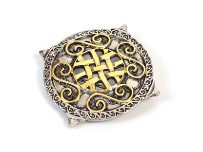 Celtic Belt Buckle – Intertwine Knot Design