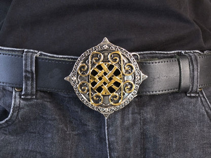 Celtic Intertwined Birds Belt Buckle