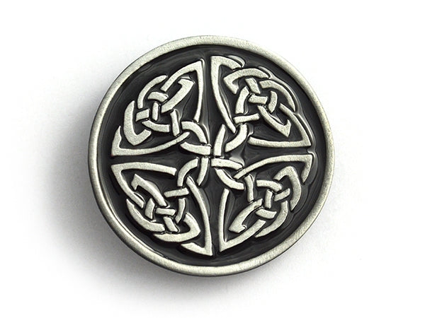 Celtic Interweave Shield Belt Buckle