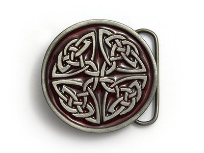 Celtic Interweave Shield Belt Buckle
