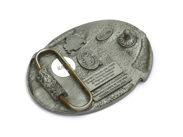 Celtic Belt Buckle – Intertwined Birds Motif