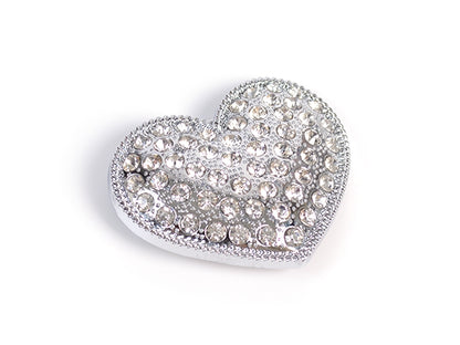 Diamonte Heart Belt Buckle
