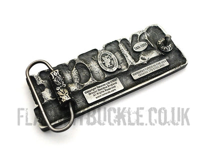 Don't Touch What You Can't Afford Belt Buckle