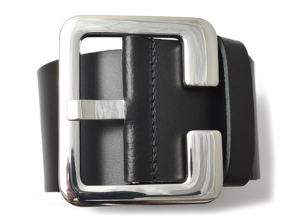 Santa Leather Belt - Made in England - Genuine 75mm Leather