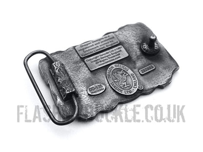 Intertwined Celtic Birds (Black) Belt Buckle