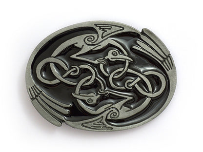 Celtic Intertwined Birds Belt Buckle
