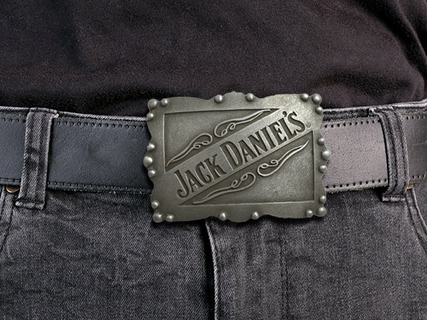 Jack Daniel's Ornate Metal Belt Buckle