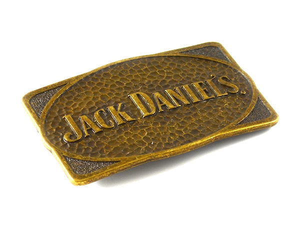 Jack Daniels Brass Belt Buckle