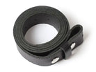Genuine leather snap-on belt 38mm - made in UK - black