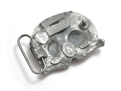 See No Evil Speak No Evil Hear No Evil Skull Belt Buckle