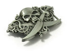 Skull & Crossed Cutlasses Belt Buckle
