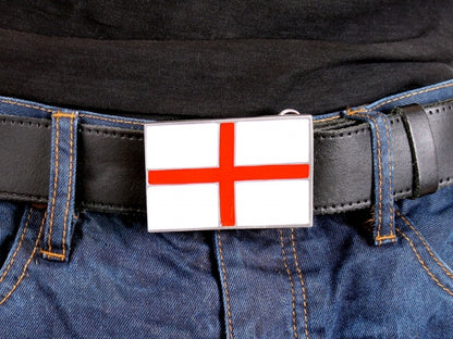 England Flag Belt Buckle