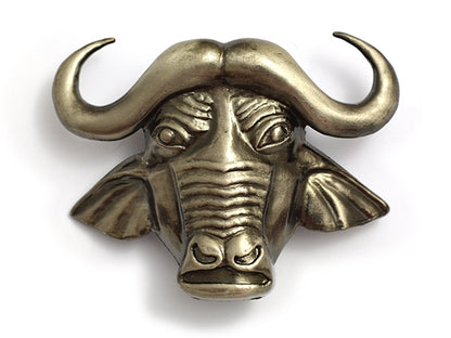 Buffalo Belt Buckle – Western Head Design