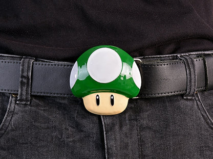 Super Mario 1UP Mushroom Belt Buckle