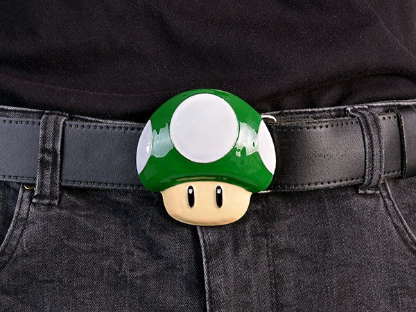 Super Mario 1UP Mushroom Belt Buckle