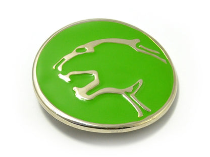 Thunder Cat Belt Buckle - Green and Silver