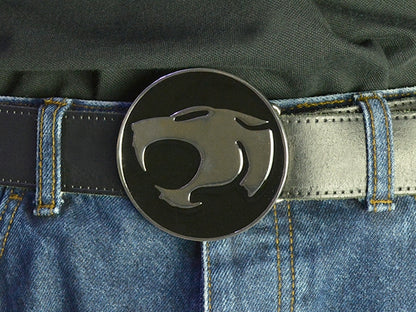 Thundercats Belt Buckle - Black & Silver